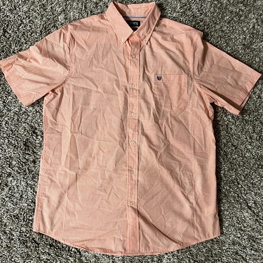 Men’s Chaps Easy Care Orange Large Polo